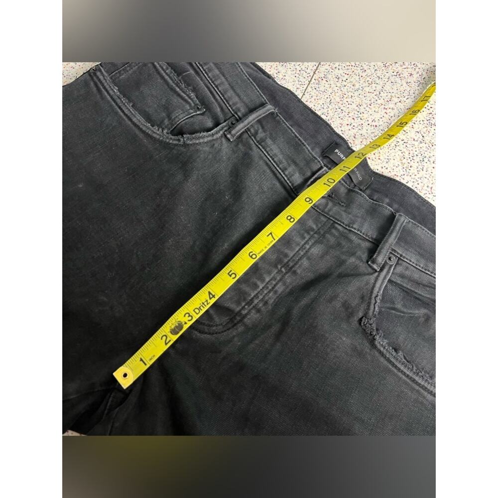 Purple Brand Men’s Cargo Pocket Jean Style P004 Black Denim Straight Leg Size 38 - Picture 8 of 9